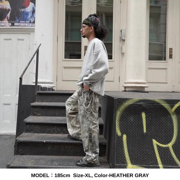 Muhaku Wrap Up Crew Neck Sweatshirt - Picture 2 of 8